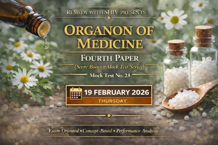 Protected: Day 32 Organon Of Medicine 4, 11th Feb, 2026